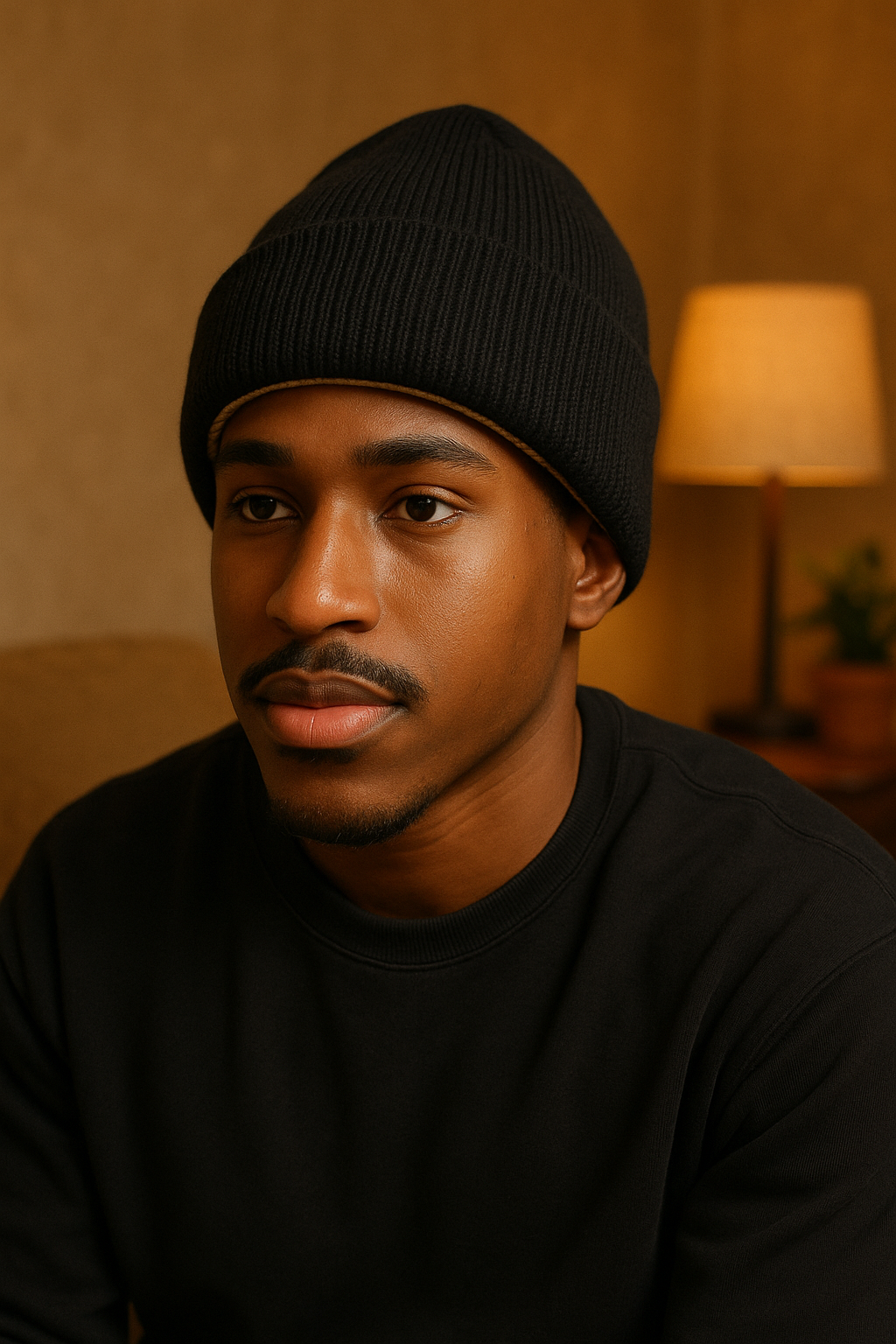 Satin-Lined Wool Beanie